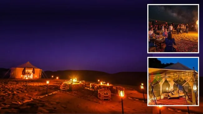 Overnight Desert Safari Dubai with camp stay, BBQ dinner and sunrise